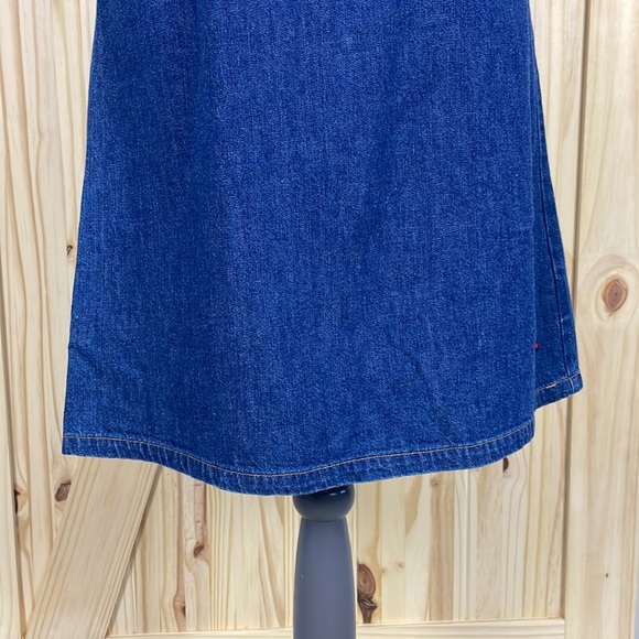 Tommy Jeans Denim Empire Waist Sundress Size M EUC - Picture 5 of 11